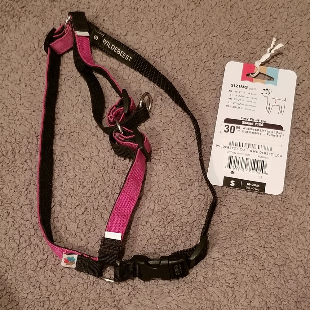 WILDEBEEST Linden No Pull Dog Harness Size Small
